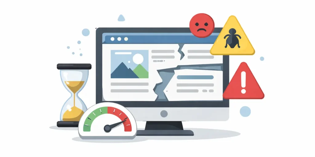 সস্তা ওয়েবসাইট বানানোর সমস্যা