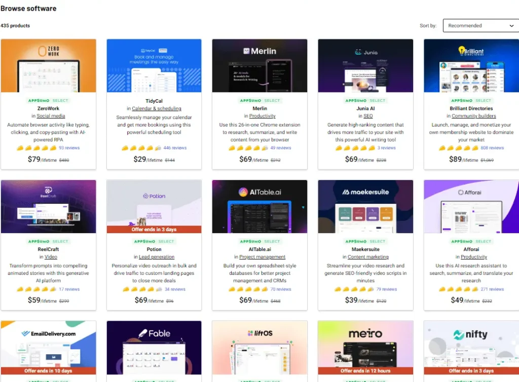 How AppSumo works for buying lifetime deals